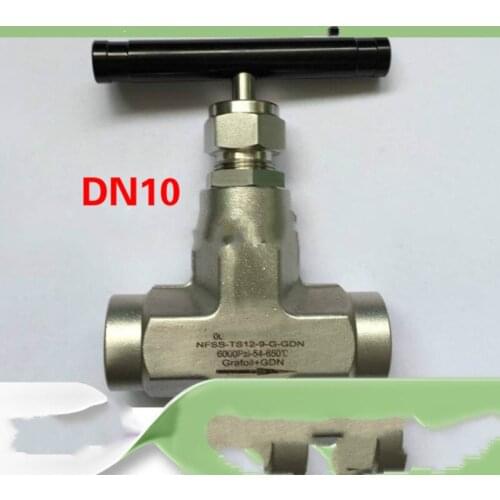 High temperature high pressure Socket welding Needle Valve DN10 stainless steel Needle Valve Socket Weld