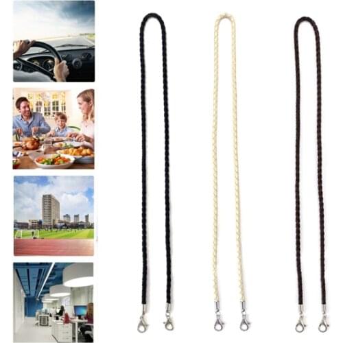 Ladies Fashion Reading Glasses Chain Sunglasses Rope Casual Glass Plated Glasses With Rope Mask Chain Portable Face Mask Lanyard