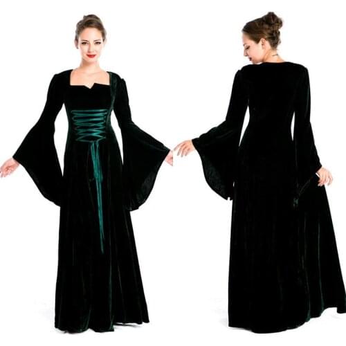 Free shipping Stunning Ladies Medieval Renaissance Gown Dress Costume Maid costume High Quailty