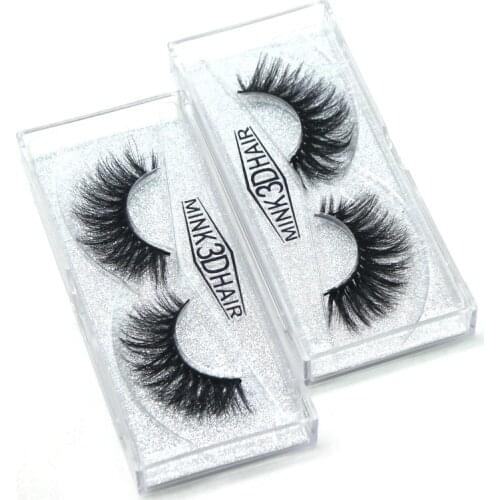 10 pairs 3D mink false eyelashes three-dimensional multi-layer thick cross eyelashes