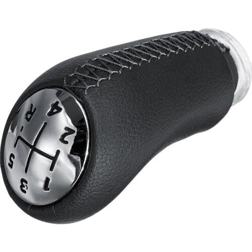 5 Speed Gear Stick PU Leather For RENAULT Laguna Megane 2 Clio 3 2003-2009 Kangoo Car Inner Accessories
