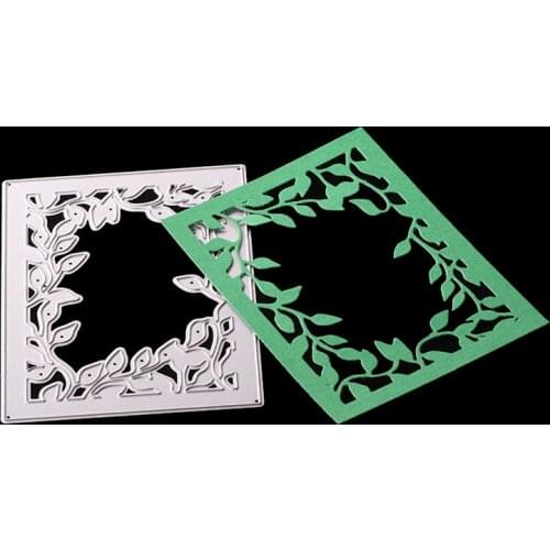 91*122mm Frame Leaf Metal Cutting Dies scrapbooking Stencils for Craft Paper DIY Scrapbook new die Cut Template