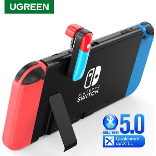 Ugreen Bluetooth 5.0 Switch Transmitter Audio 3.5mm Adapter for Nintendo Switch Lite APTX LL Low Latency Wireless Transmitter