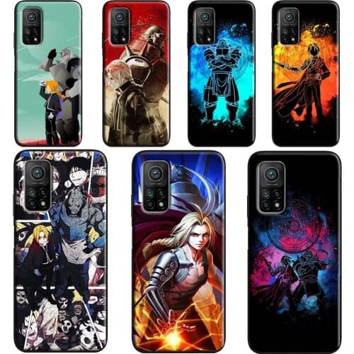 Fullmetal Alchemist Case POCO X3 Pro F3 F1 F2 M3 Pro Cover For Xiaomi Mi 11 Lite Ultra Note 10 Mi 9T 10T Pro