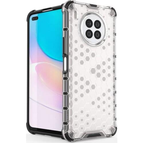 Honor X20 6.67inch Case Honeycomb Skin Hard Shell Bumper Cover For Huawei Honor X20 5G 2021 X 20 HonorX20 Shockproof Armor Cases