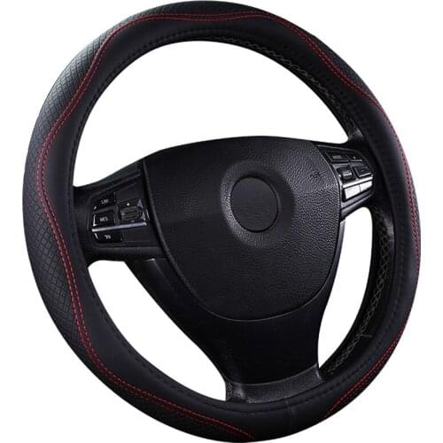 2020 New Arrival Plus Size 40 42 45 47 50cm,Car Steering Wheel Cover, Pu Leather Steering Wheel Hubs Fit For Almost Cars ES3 X15