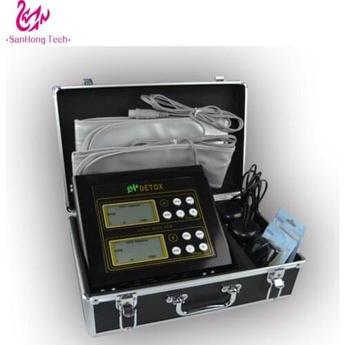 Dual ion detox blood circulation foot massage machine