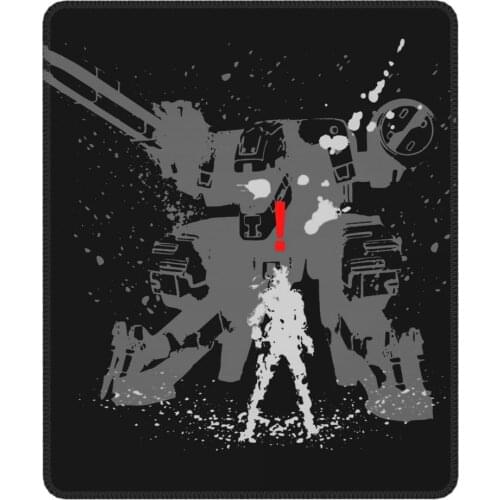 Metal Gear The Snake Gaming Mouse Pad with Locking Edge MousePad Rubber Office Home Deco Mat