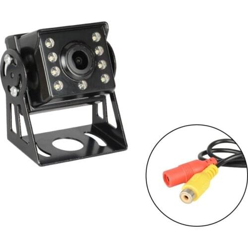 AV09 Infrared bus camera, truck reversing image, waterproof HD, square 8IR LED lights, car rear view camera