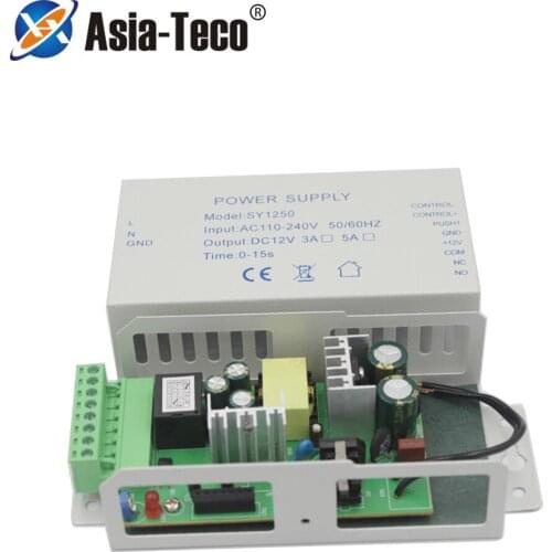 Access Control Power Supply Transformer Door Supplier Adapter Covertor System Machine DC 12V 3A 5A AC 110~240V