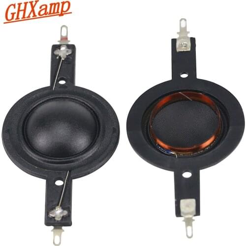 25.4mm Dome Tweeter Voice Coil Horn Diaphragm Driver 25Core Silk Film Treble 6-8OHM DIY 2PCS