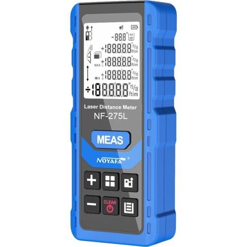 NOYAFA NF-275L Green Laser Beam Laser Distance Meter Indoor Outdoor Rechargeable Handheld Laser Range Finder Electric Distance