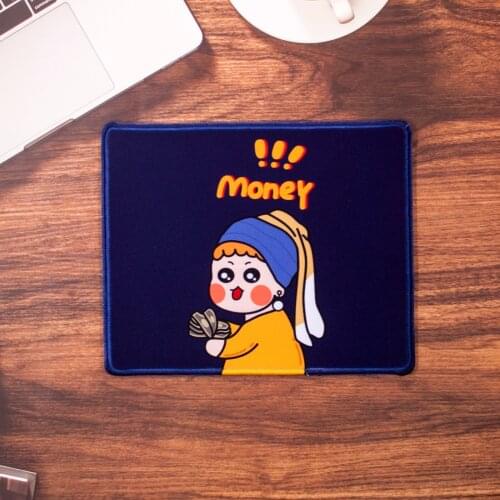 Kawaii Mouse Pad Deskpad Cute Mouse Pad Gaming Wrinting Cute Desk Mats for Office Home PC Computer Keyboard Protector 21*26cm