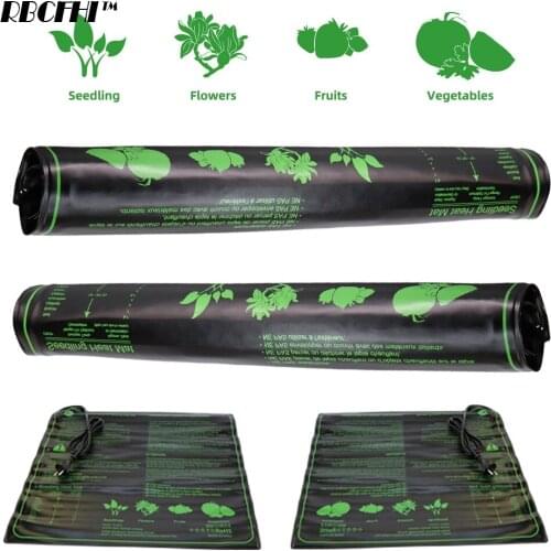 20''x20'' Seedling Heating Mat Warm Hydroponic Pad Durable Waterproof Plants Growth Seed Germination Propagation Gardening Tool