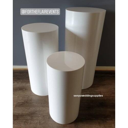 New style Acrylic Plinth Wedding Display Stand for wedding stage senyu2276