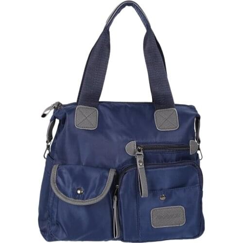 New Ladies Fashion Waterproof Oxford Tote Bag Casual Nylon Shoulder Bag Mummy Bag Large Capacity Canvas Bag