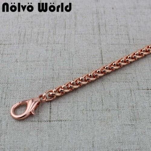 6mm Rose gold chain bags purses strap accessory factory quality plating cover wholesale