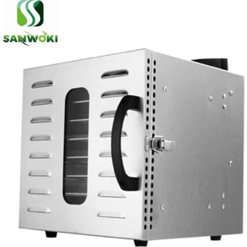 8 layers raisin maker Stainless steel Food Dehydrator Fruits Vegetable Herb Drying Machine Snacks Meat Dried Food Dryers