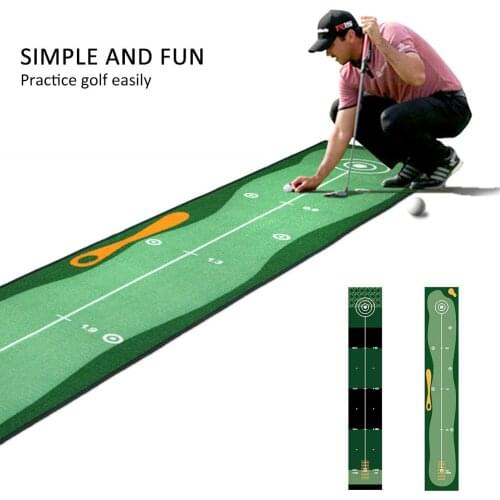 Golf Practice Mat Putting Practice Putting Mat Indoor outdoor Golf Green Practice Office Machine Golf Training Aid Accessories
