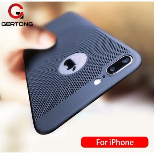 Ultra Slim Phone Case For iPhone 6 6s 7 8 Plus Hollow Heat Dissipation Case Hard PC For iPhone 5 S SE 11 12 Pro XR X XS MAX i12