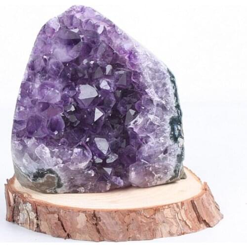 High Grade Amethyst Cluster Geode Brazil Crystals Energy Stone Degaussing Features Lucky Gemstones stone Collection Lovers