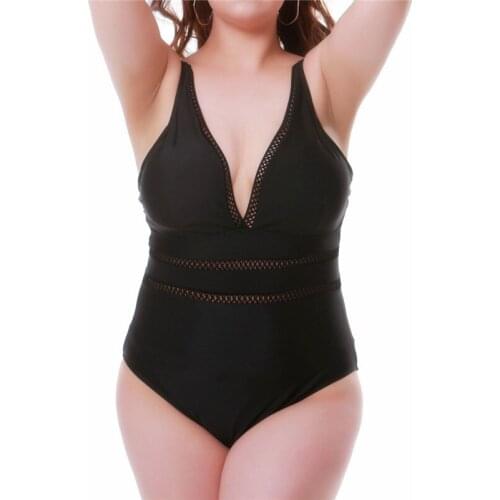 Plus Size Swimsuit for Women 6xl 7xl 8xl 5xl 4xl 3xl 2xl One Piece Large Swimsuits Womens Black Fat Big 2021 Padded One-Piece