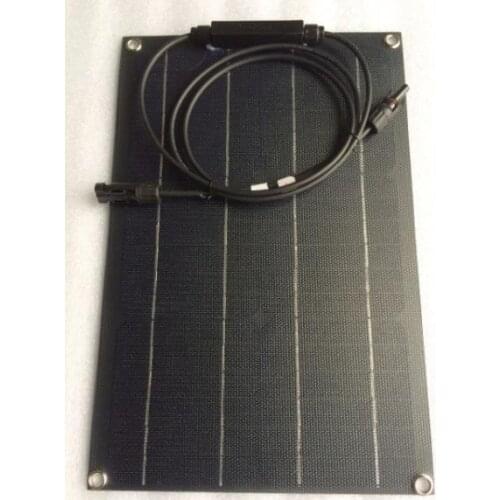 2pcs Flexible Solar Panel 20W ETFE Solar Panel Charging the battery