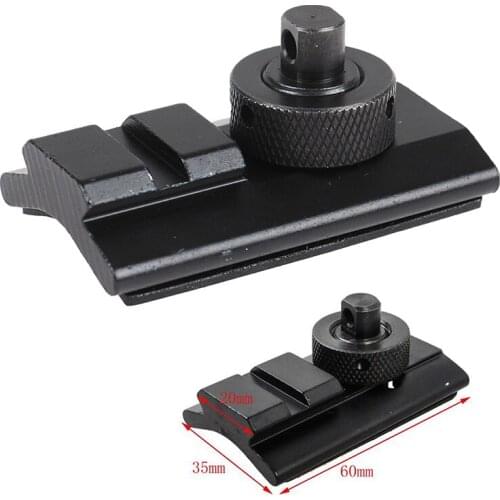 20mm CS Tactical Airsoft Rifle Hunting Shooting Bipod Slot Adaptor Bipod Adapter