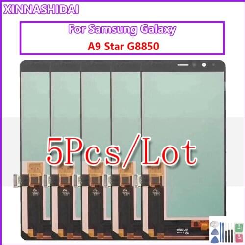 5PCS/For Samsung Galaxy A9 2018 A9s A9 Star Pro SM-A920F/DS LCD Display Touch Screen Digitizer Replacment