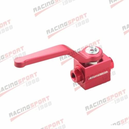 Brake Line Lock Shut Off Valve Lock 1/8" NPT Aluminum Alloy Red