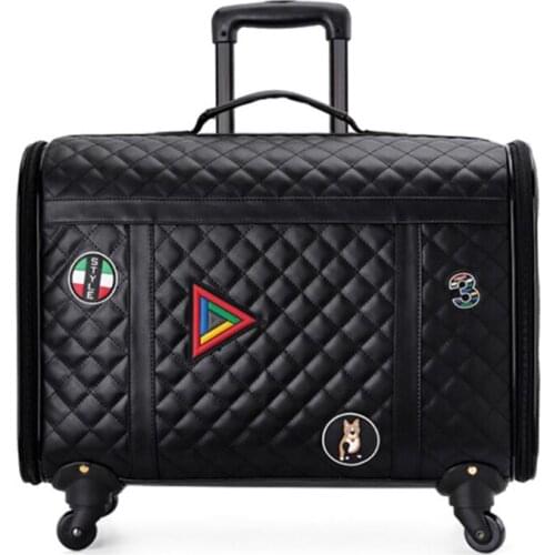 TRAVEL TALE Puppy Rabbit Cat Carrier Luggage Trolley Bags Stroller Cart for pets