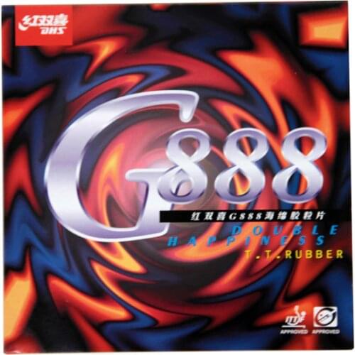 DHS G888 (Quick Attack / Loop) Pips-in Table Tennis (PingPong) Rubber With Sponge