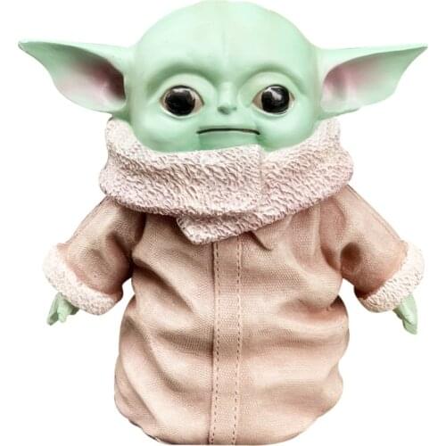 Baby Yoda Grogu Action Figure Toys Yoda Baby Action Toys Star Wars Figuras Hot Kids Toys PVC Baby Doll Yoda Decoration Toy