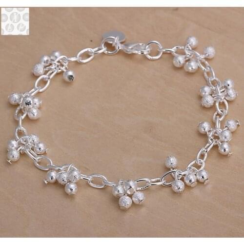 H087 Free Shipping! Latest Women Classy Design N925 Silver color jewelry Hot sell bracelet Factory Direct Sale