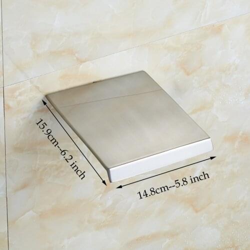 Free Shipping Waterfall Chrome Bathtub Basin Spout Bathroom Mixer Faucet without Switch