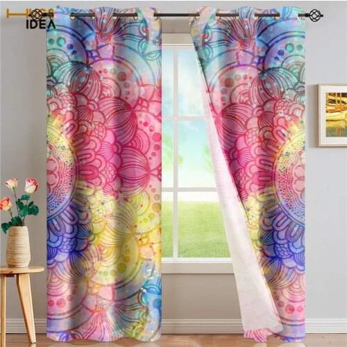 HUGSIDEA Curtains In The Nursery At The Window