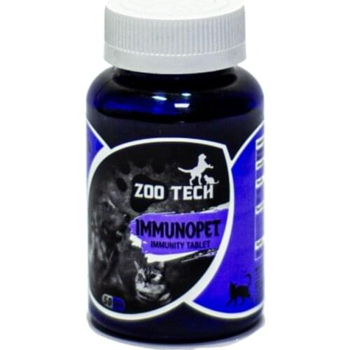 ZooTech Immunopet Immunity Tablet 50 Pieces Immune System Boosting Supplement Vitamin Mineral Amino Acid for Cats and Dogs Best