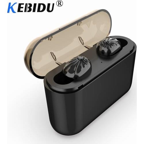 Kebidu TWS Mini Wireless Bluetooth 5.0 Earphone Stereo Earbud Headset With Charging Box Mic For Iphone Xiaomi All Smart Phone