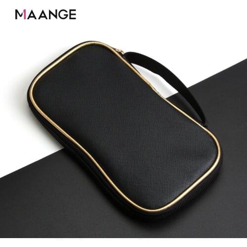 Hot Selling MAANGE Litchi Grain Receiving Package Makeup Collection Tool Makeup Brush Bag Cosmetic Bag Gift for Women
