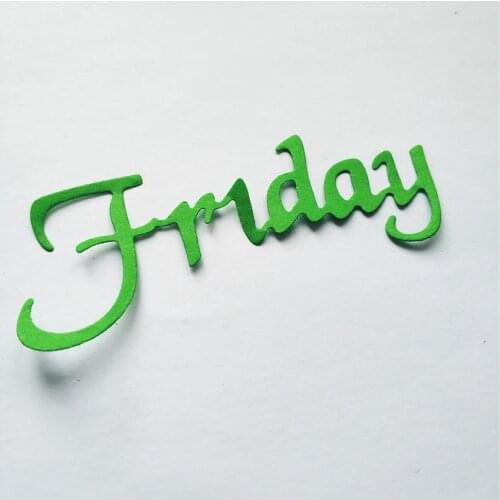 Metal Friday paper die cutting dies for Scrapbooking/DIY Easter wedding Halloween Easter card