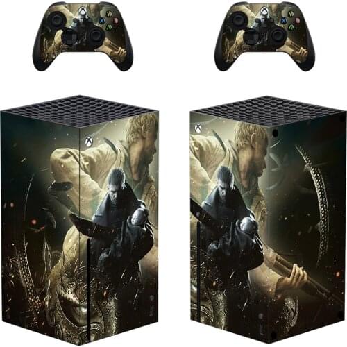 Evil Village Skin Sticker Cover for Xbox Series X Console and Controllers Series X Skin Sticker Decal Vinyl