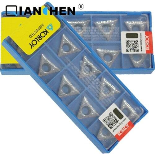 Genuine Original Korea Korloy TCGT16T302-AK H01 TCGT090202-AK H01 TCGT110202-AK H01 (10pcs/lot)Internal turning tool Inserts