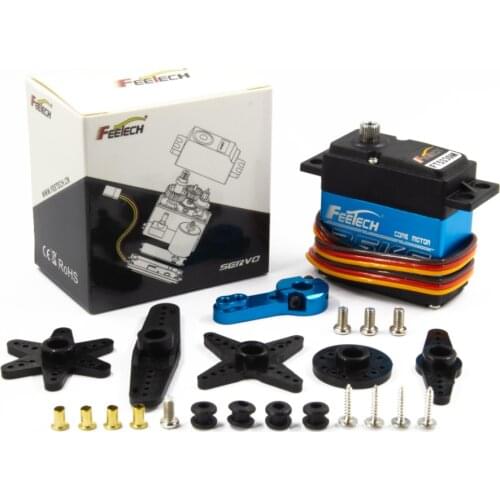 2pcs/lot FEETECH FT5330M 30KG 35KG 1/8 1/10 Rc Baja Car Digital Steering Servo New Waterproof Robot Education Toys