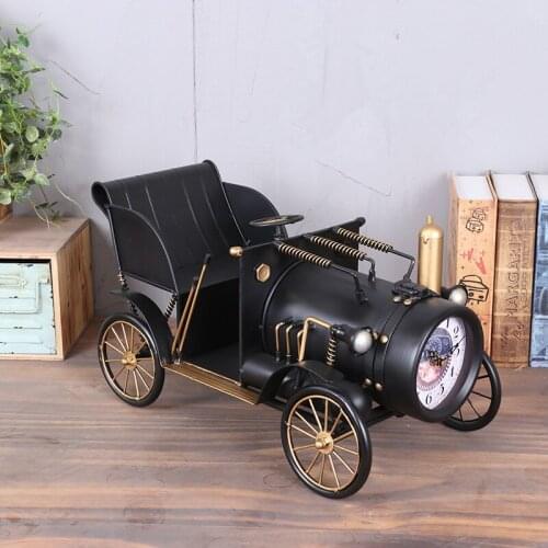 Vintage Iron Vintage Car Model Antique Car Watch Iron Home Decoration Bar Decoration Gift Gift For Kids Ornaments