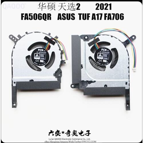 QAOOO LAPTOP CPU FAN FOR ASUS TUF A17 (FA706) FA506QR CPU & GPU COOLING FAN 2021