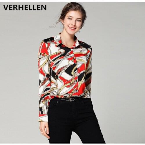 VERHELLEN Womens Long Sleeve Shirts