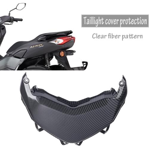 Motorbike Taillight Tail Lamp Cover Rear Light Guard Protection Carbon Motorcycle Parts For Yamaha NMAX155 NMAX 155 2020 2021