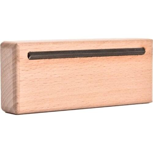 1pc Guitar Fret End Bevel File Luthier Maple Wood 45 Degree Guitar Polishing Tool