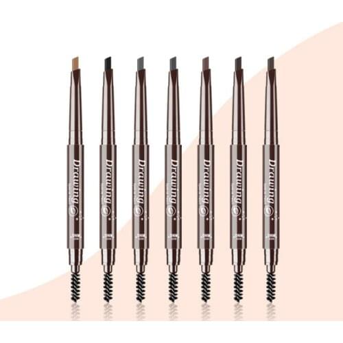 1 PC New Women Eyebrow Pen Int Cosmetics Natural Long Lasting Paint Eyebrow Waterproof Black Brown Eyebrow Pencil Makeup TSLN1