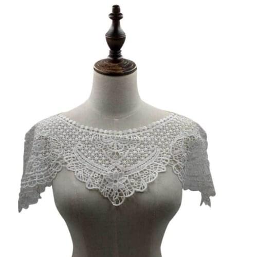 1 Piece 24*18cm Luxury Chinese Style Peony Lace Applique Exquisite Lace Patch for Cheongsam